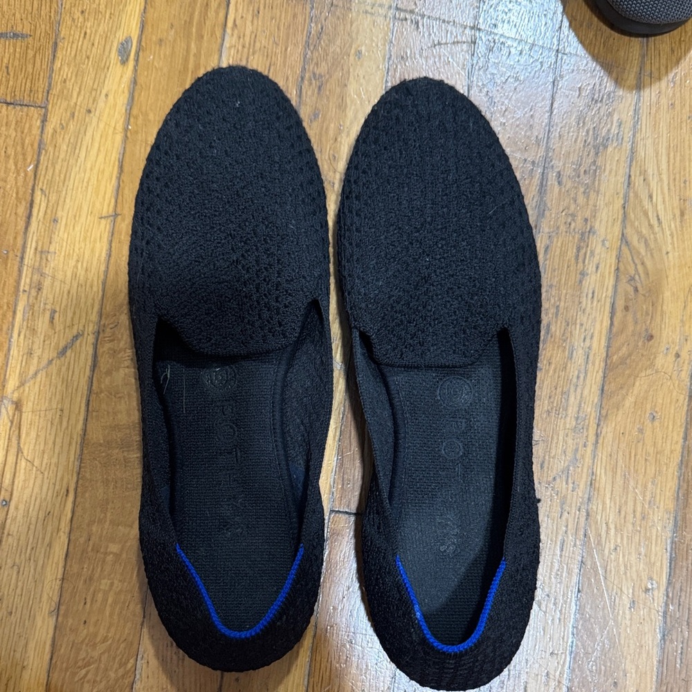 Black Knit Rothy’s Shoes